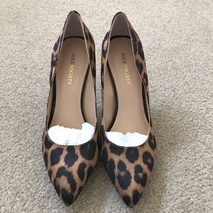 Brand new Sole Society leopard pumps 7.5
